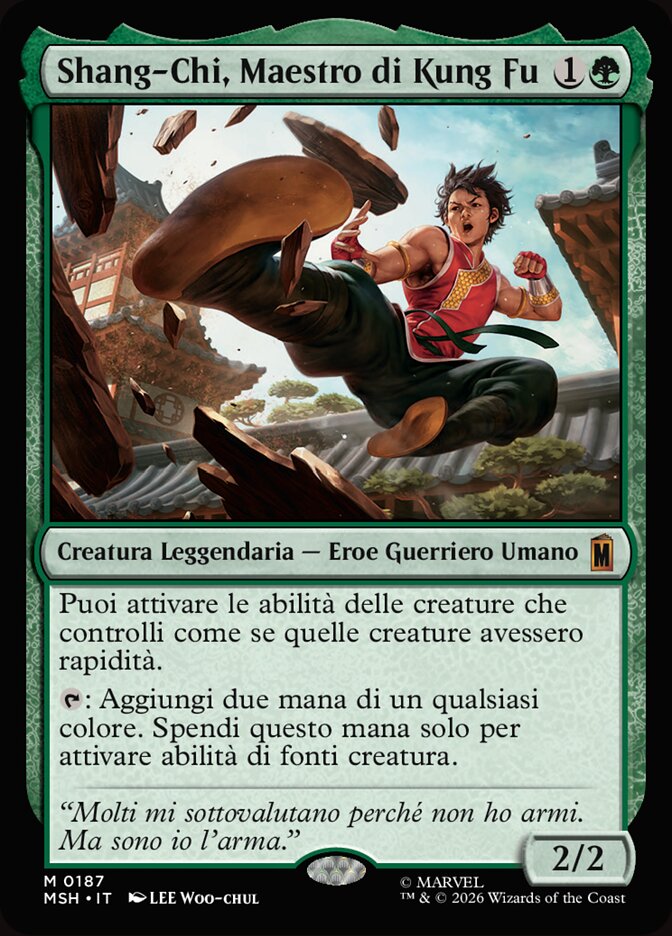 Shang-Chi, Maestro di Kung Fu