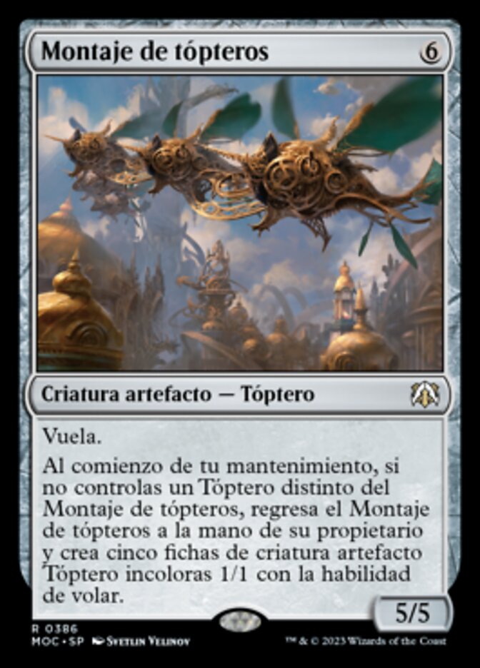 Montaje de tópteros