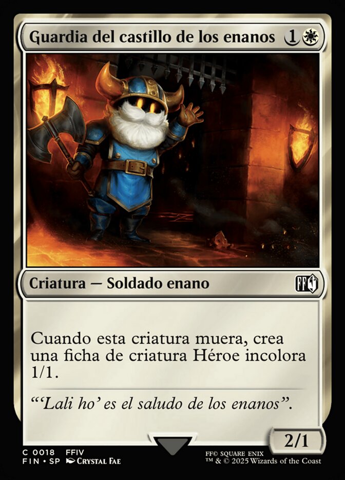Guardia del castillo de los enanos
