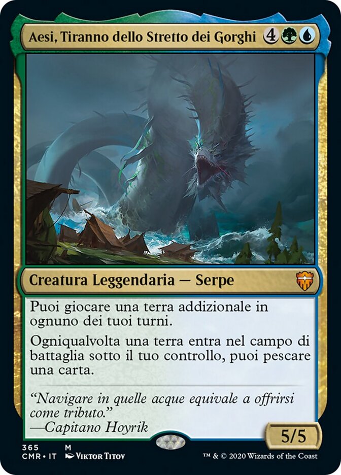 Aesi, Tiranno dello Stretto dei Gorghi