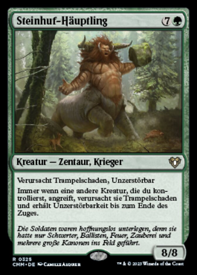 Steinhuf-Häuptling