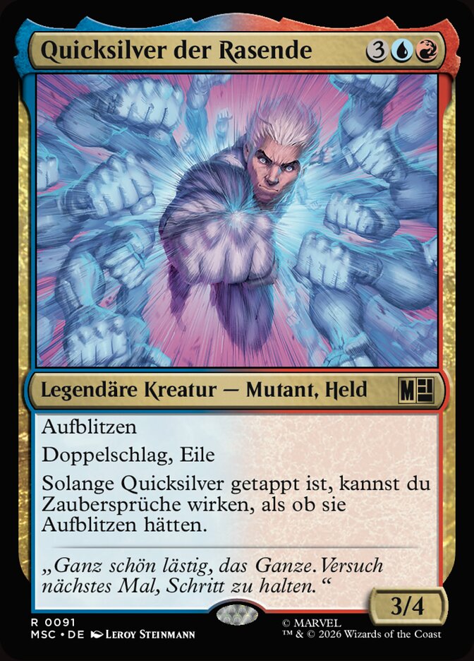 Quicksilver der Rasende