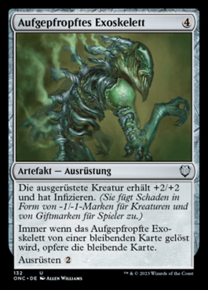 Aufgepfropftes Exoskelett