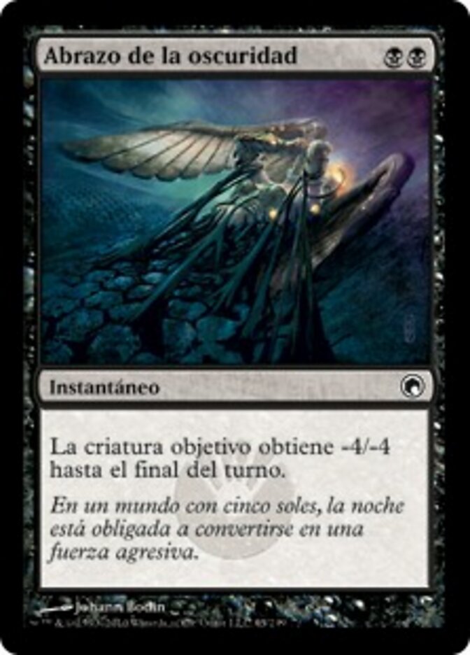 Abrazo de la oscuridad