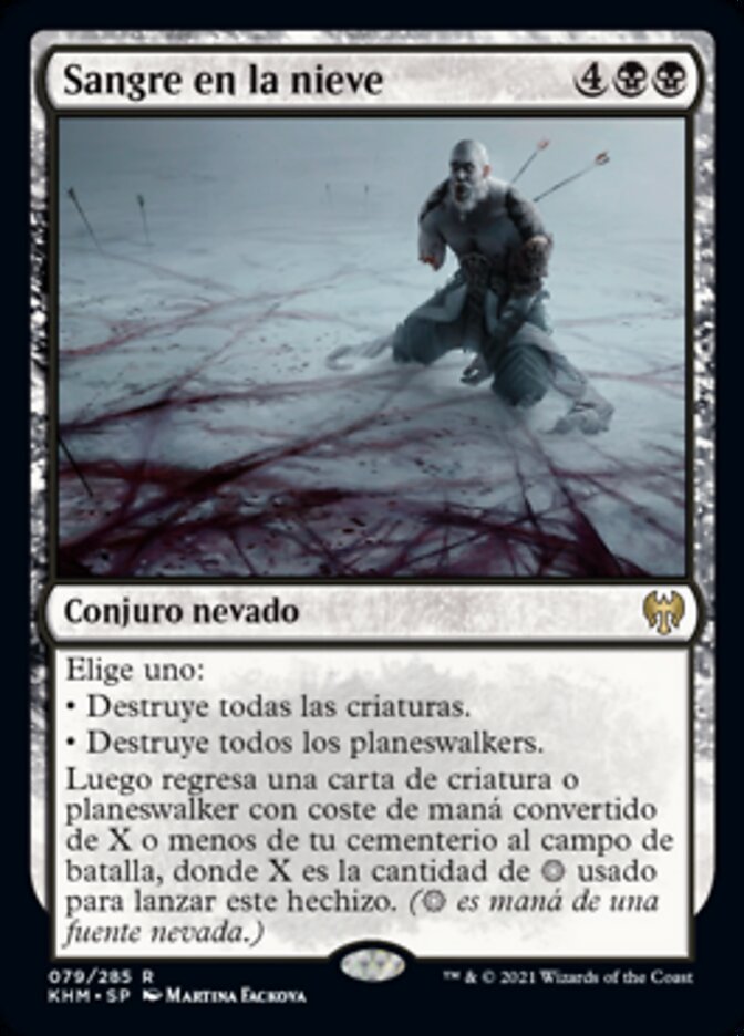 Sangre en la nieve