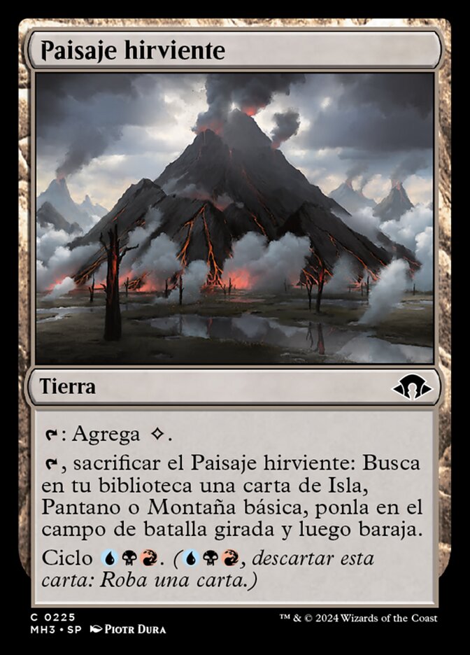 Paisaje hirviente