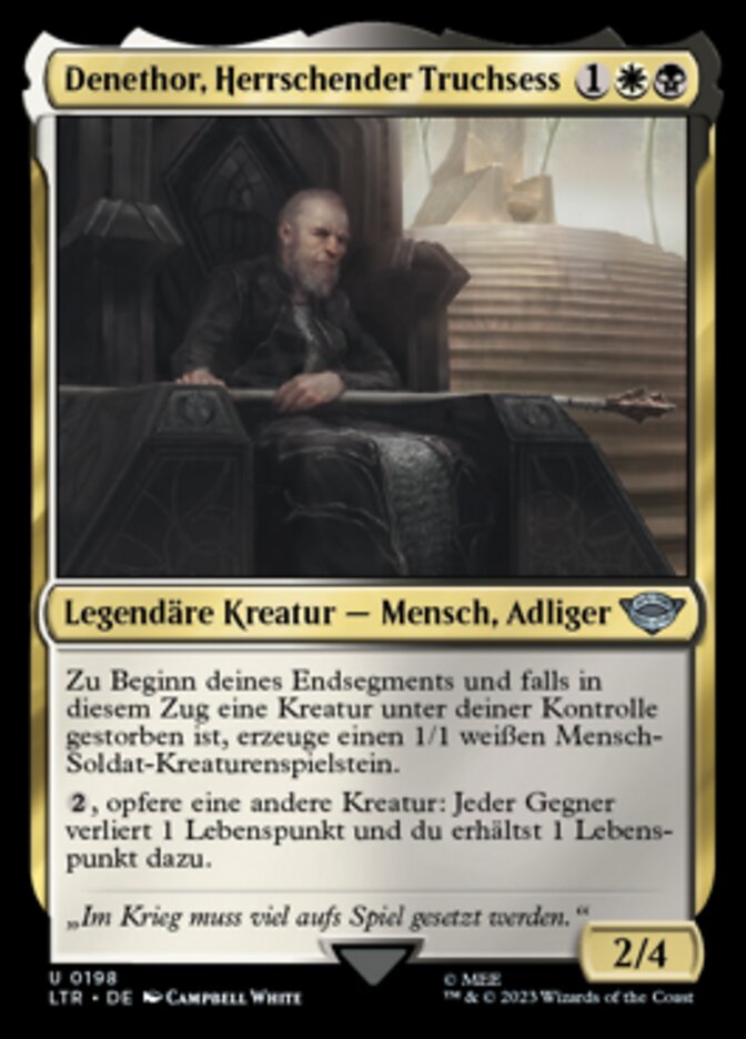 Denethor, Herrschender Truchsess
