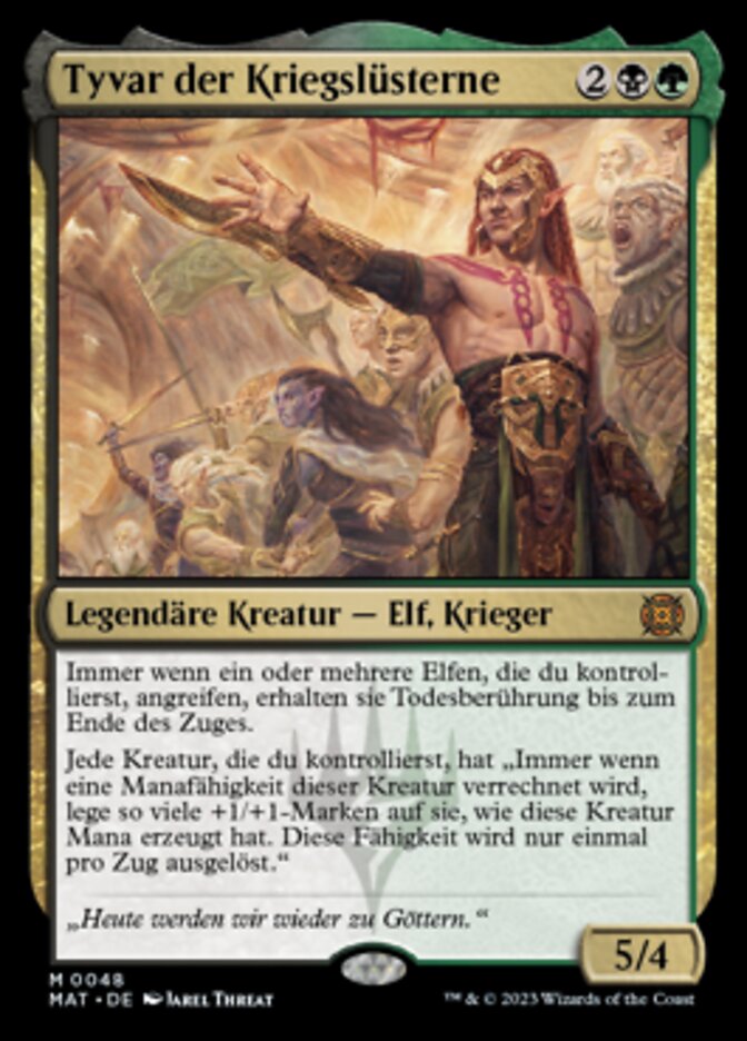 Tyvar der Kriegslüsterne