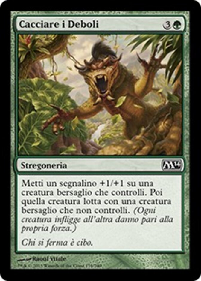 Cacciare i Deboli