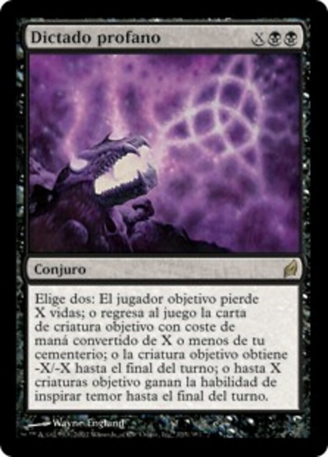 Dictado profano