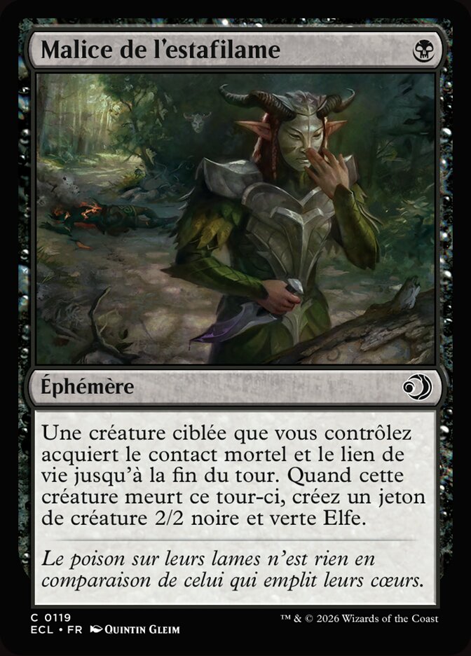 Malice de l'estafilame
