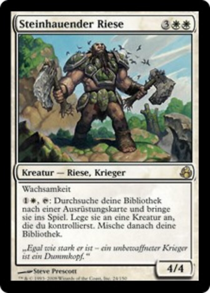 Steinhauender Riese
