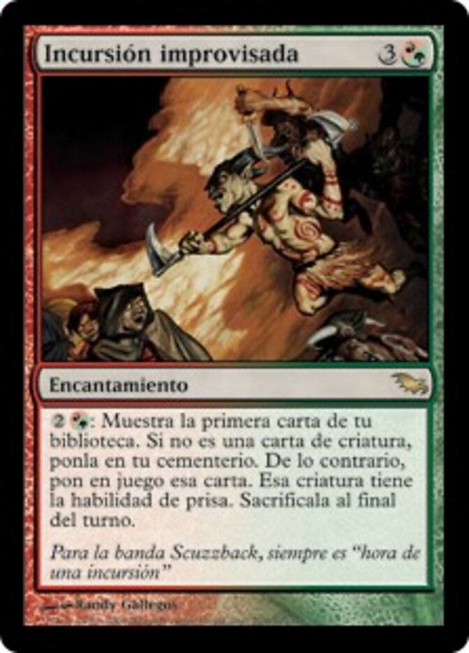 Incursión improvisada