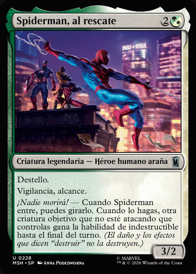 Spiderman, al rescate
