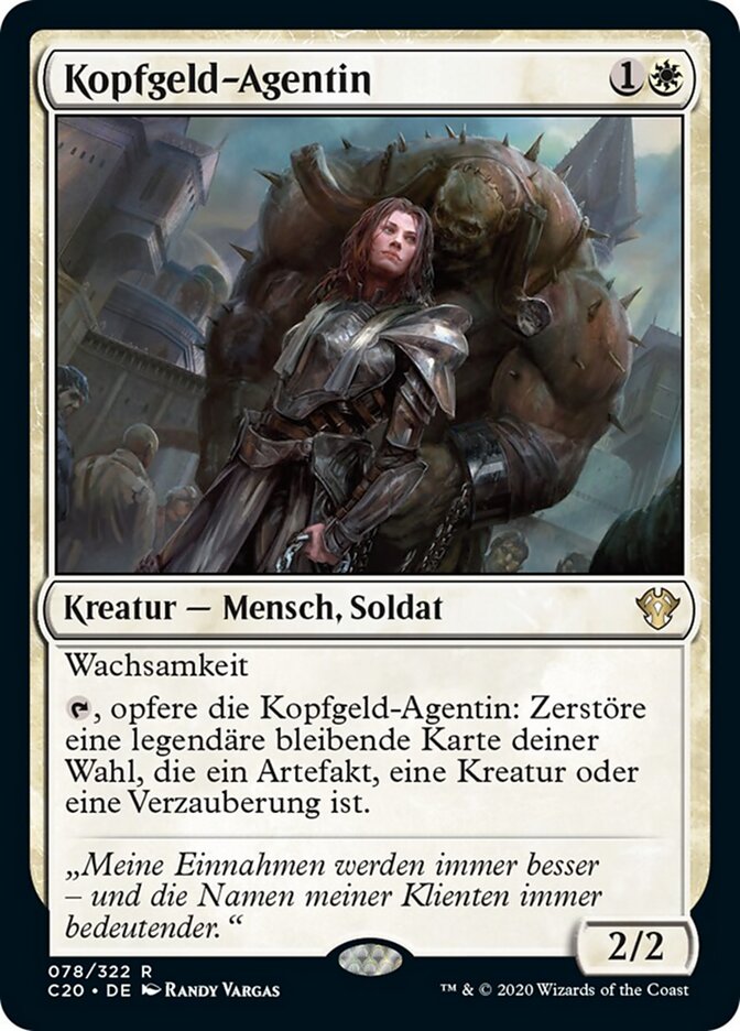 Kopfgeld-Agentin
