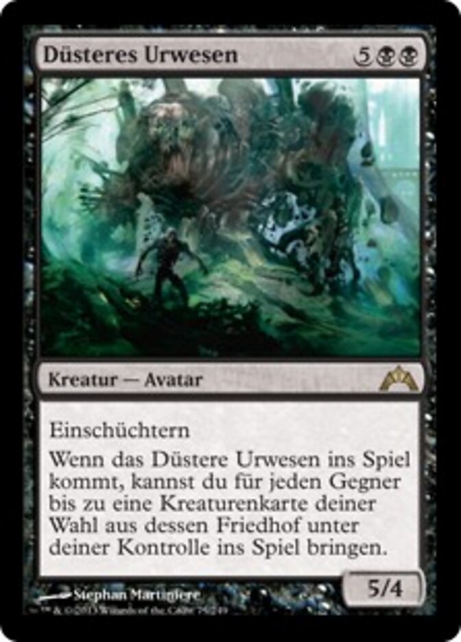 Düsteres Urwesen