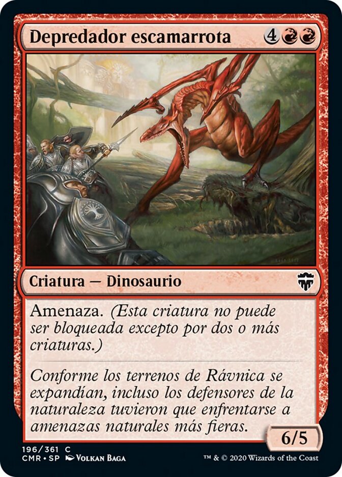 Depredador escamarrota