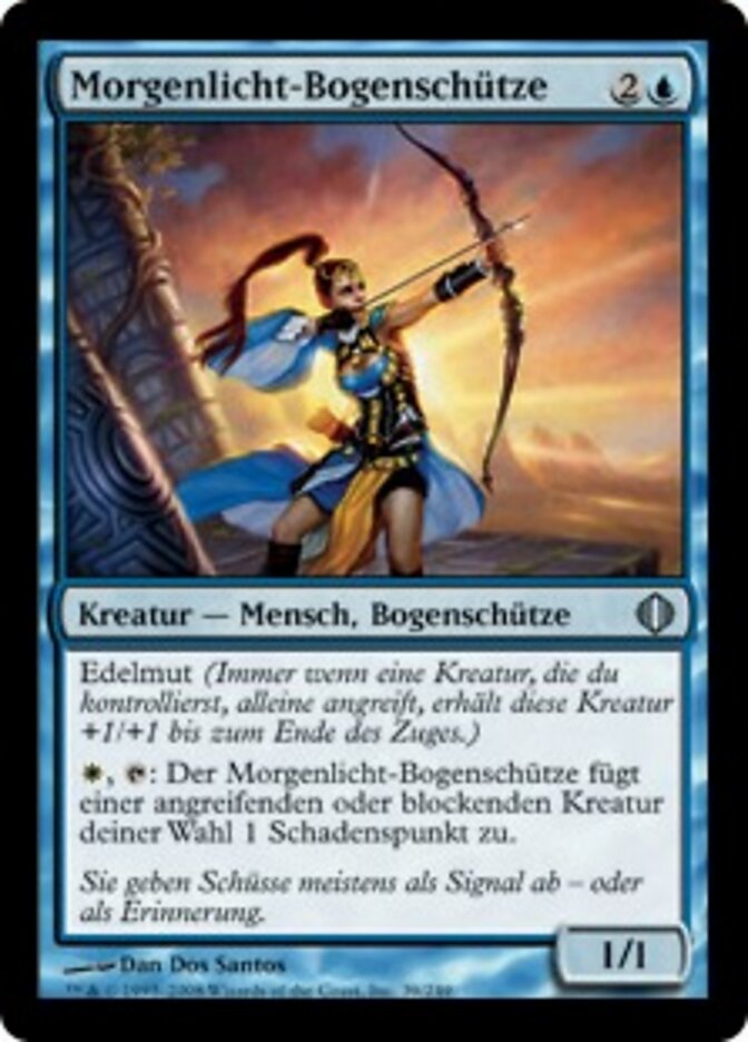 Morgenlicht-Bogenschütze