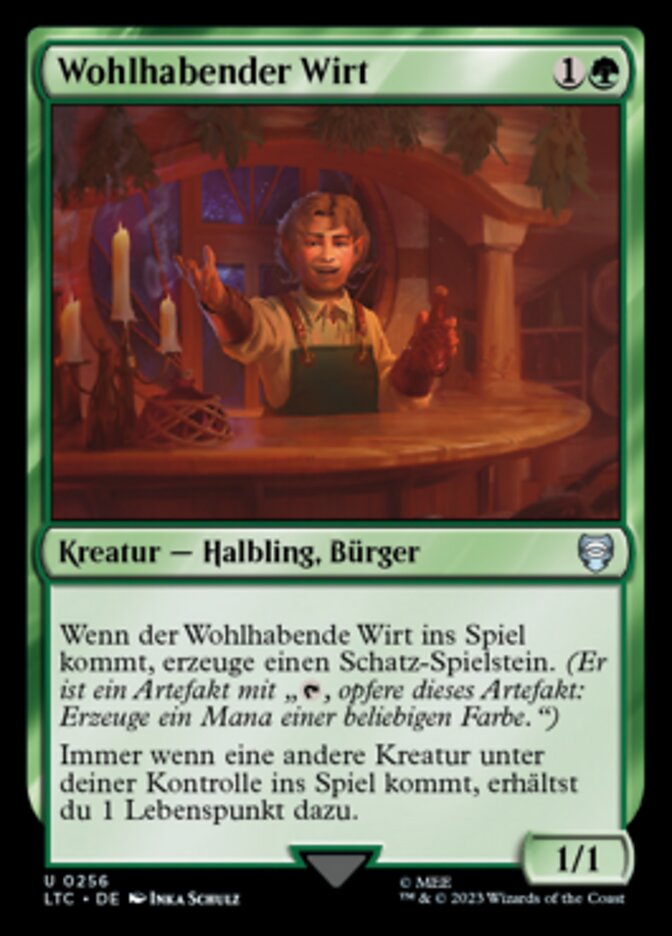 Wohlhabender Wirt
