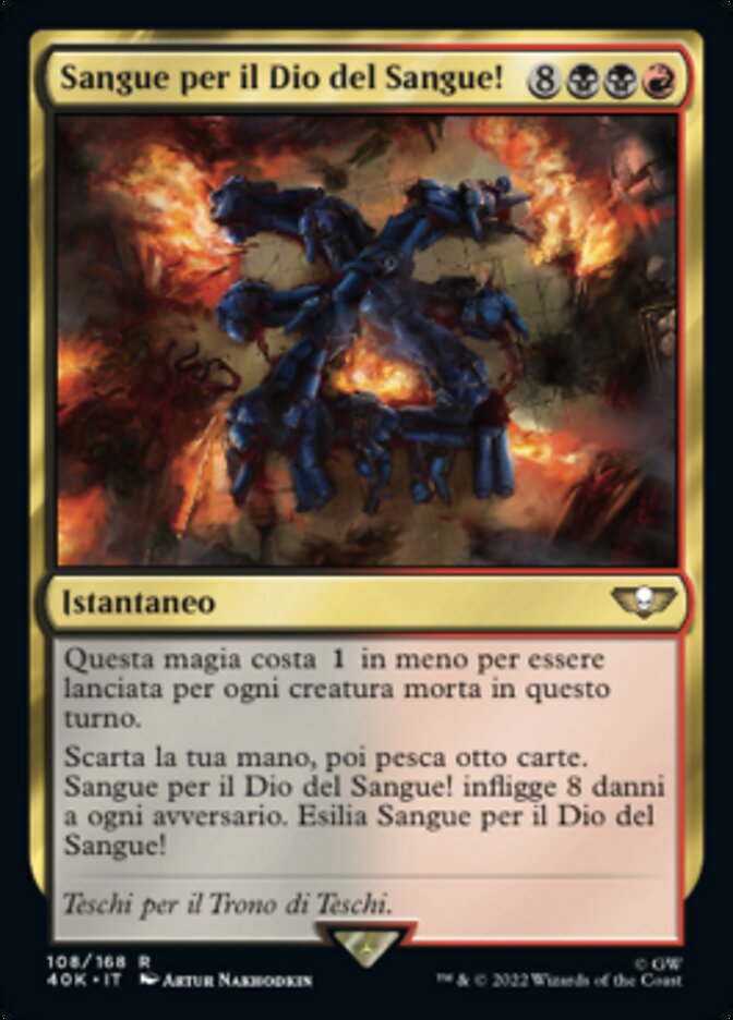 Sangue per il Dio del Sangue!