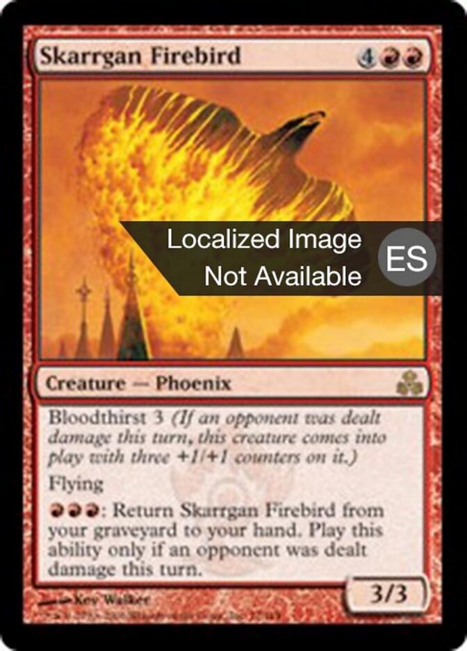 Ave de fuego skarrgana