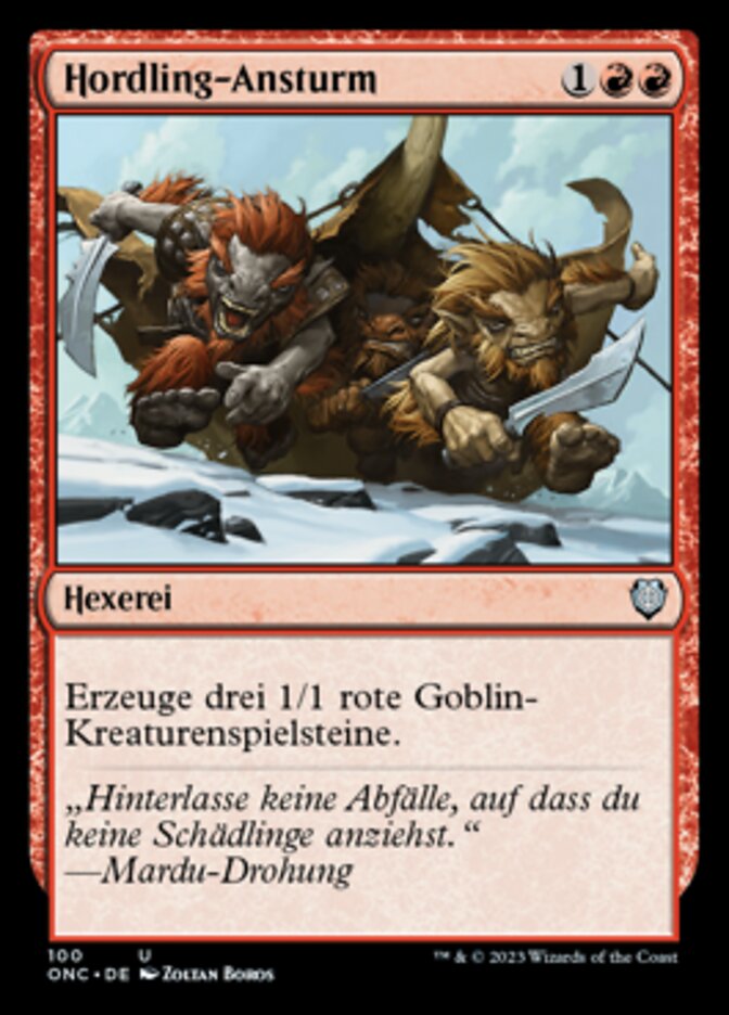 Hordling-Ansturm
