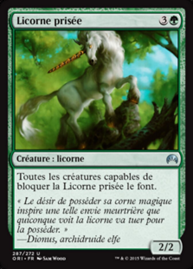 Licorne prisée