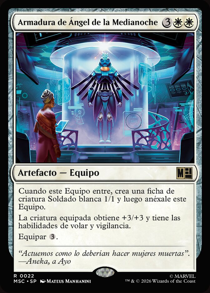 Armadura de Ángel de la Medianoche
