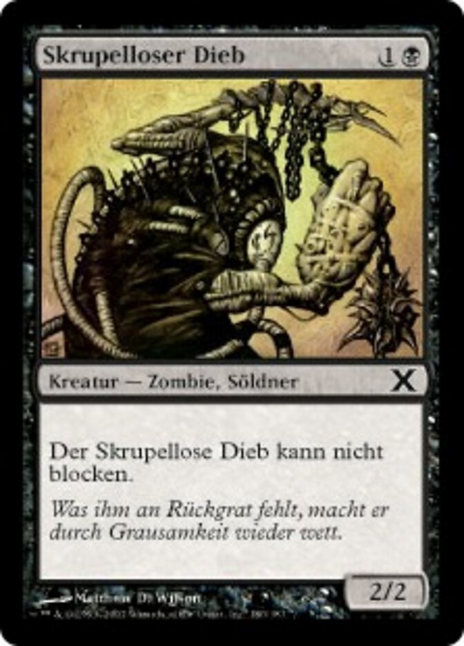Skrupelloser Dieb