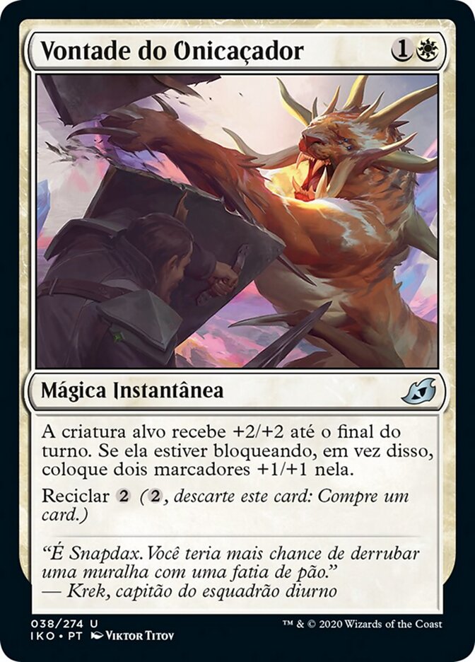 Vontade do Onicaçador