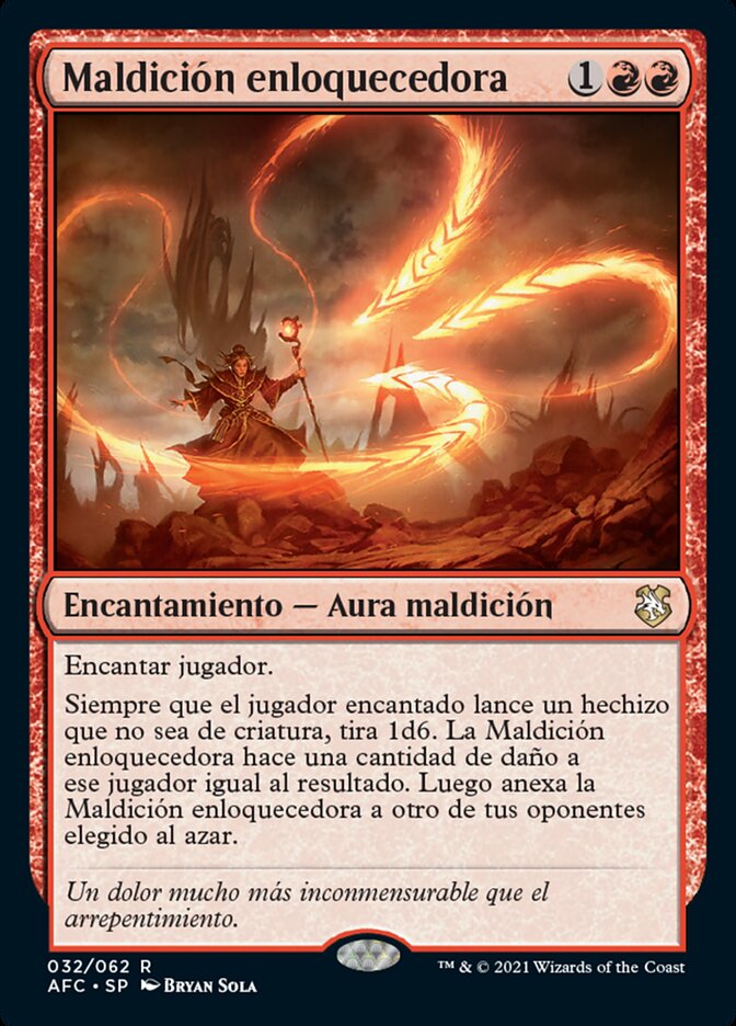 Maldición enloquecedora