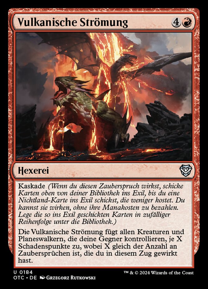 Vulkanische Strömung