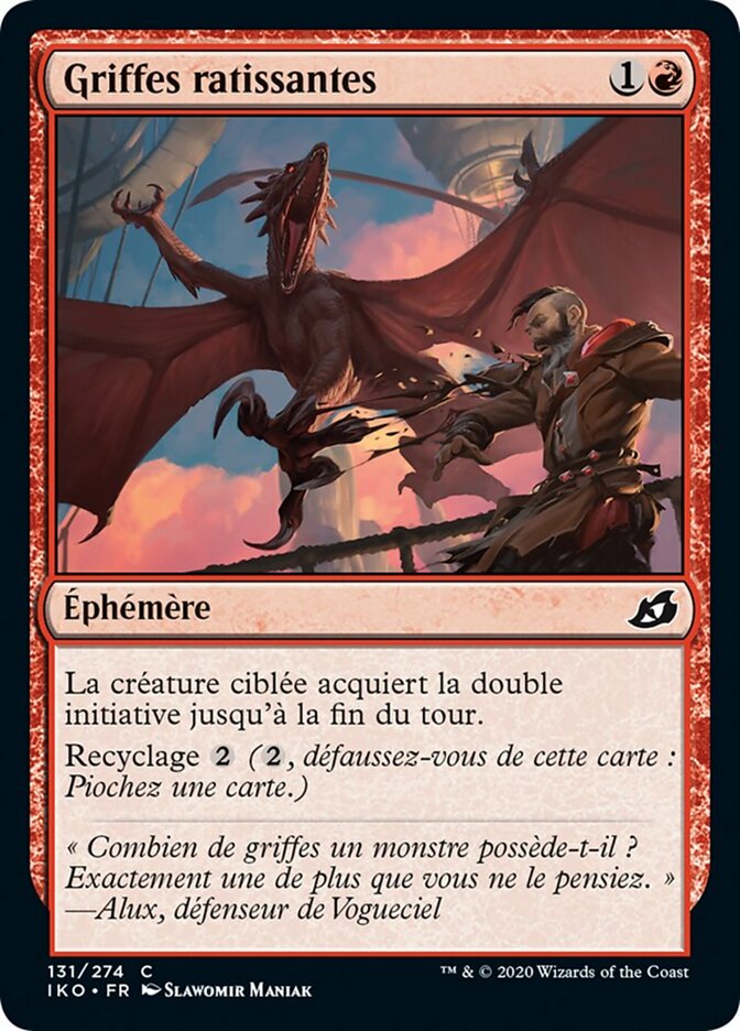 Griffes ratissantes