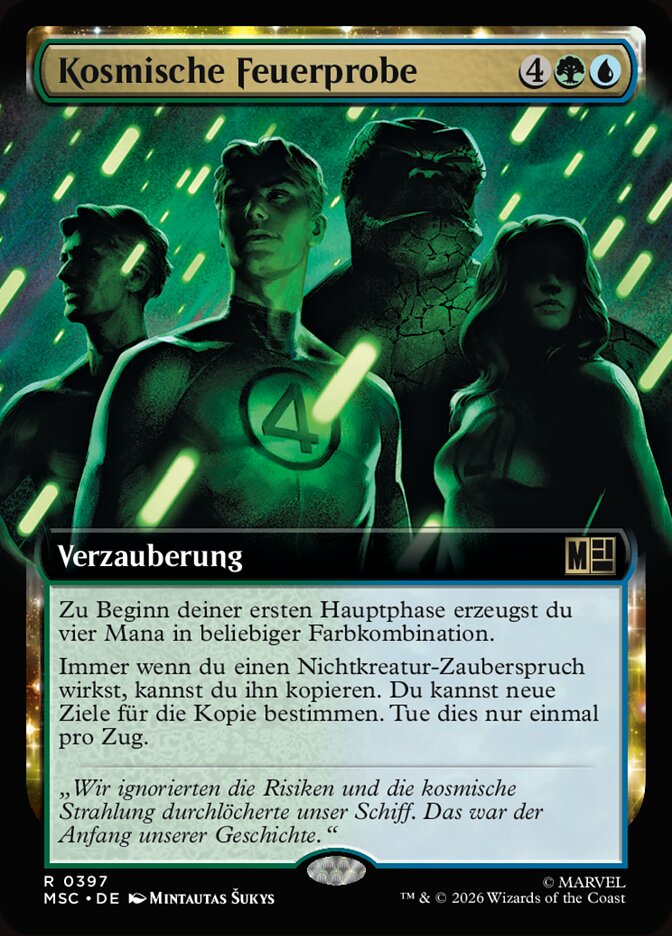 Kosmische Feuerprobe