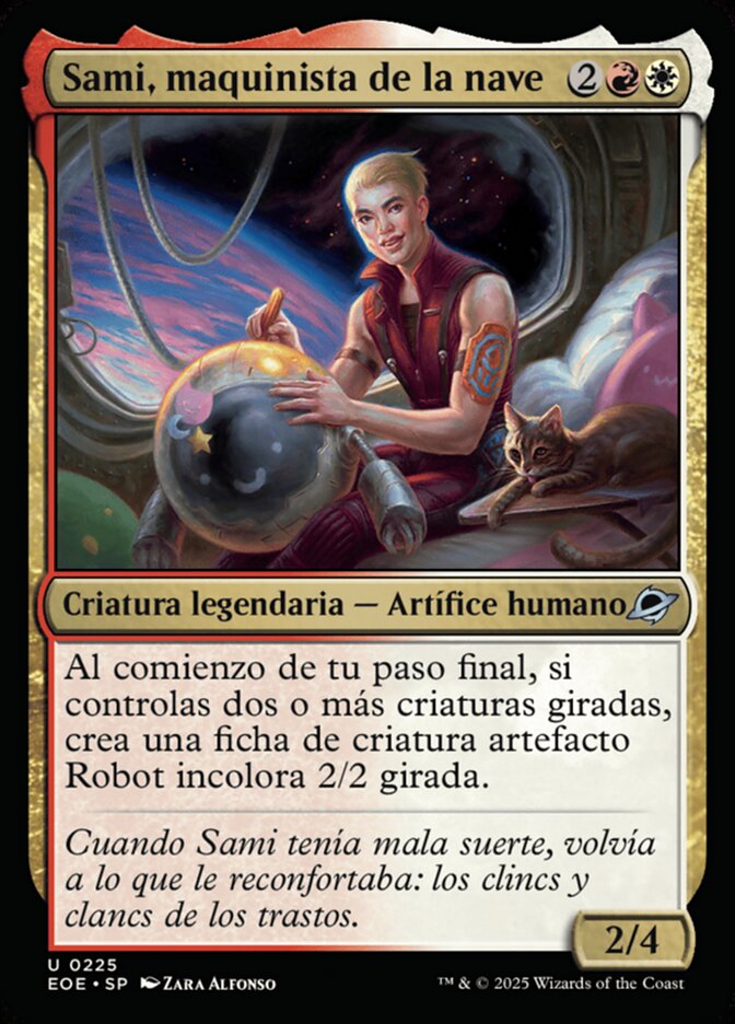 Sami, maquinista de la nave