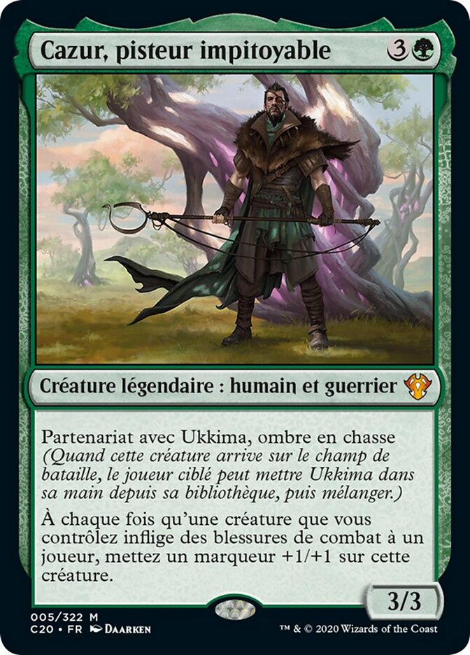 Cazur, pisteur impitoyable