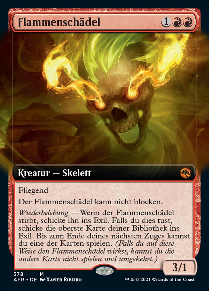 Flammenschädel