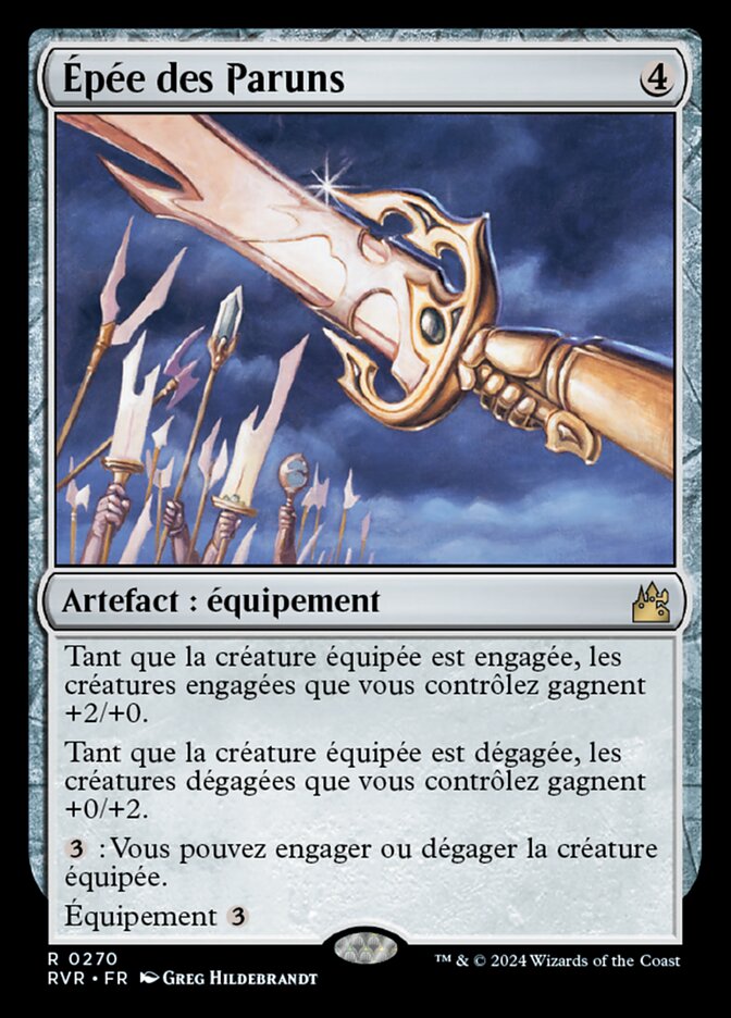 Épée des Paruns