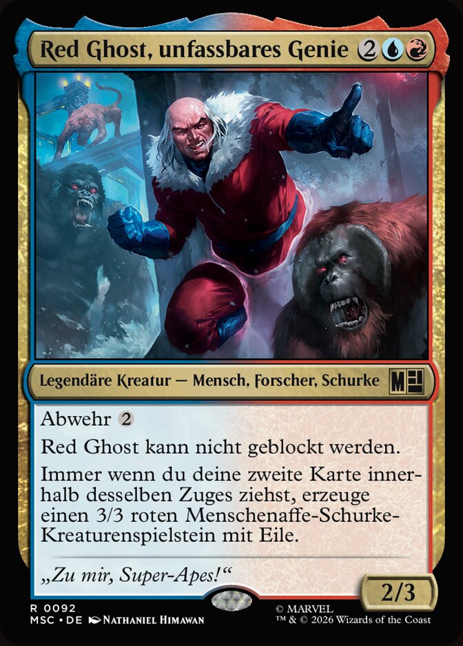 Red Ghost, unfassbares Genie