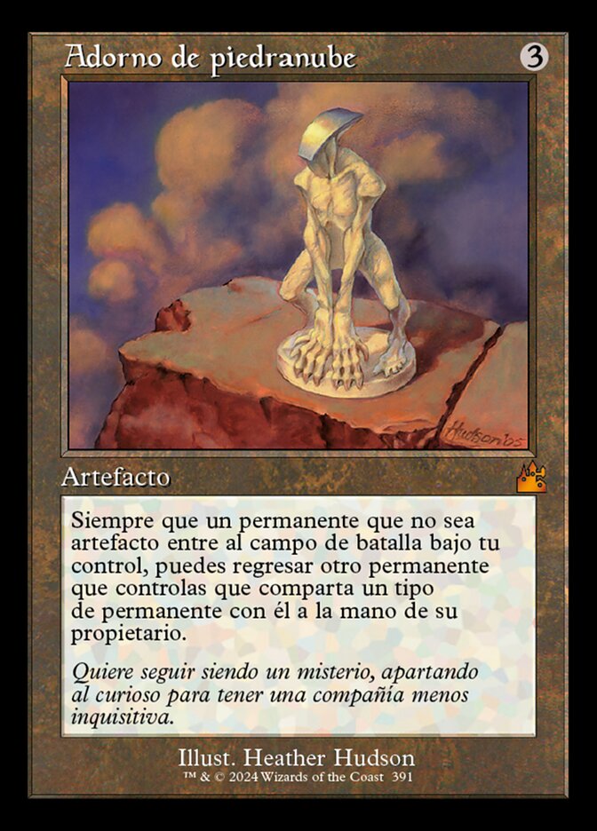 Adorno de piedranube