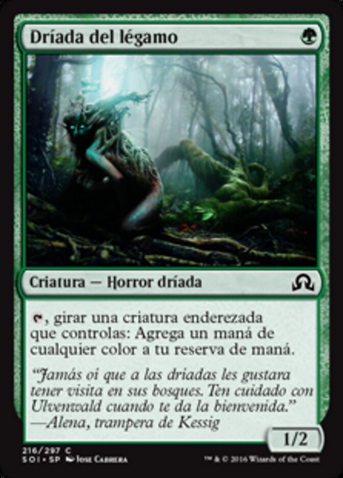 Dríada del légamo