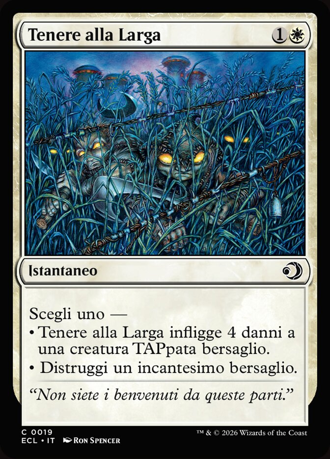 Tenere alla Larga