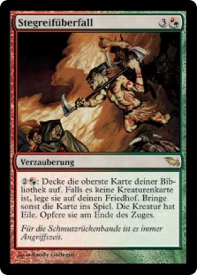 Stegreifüberfall