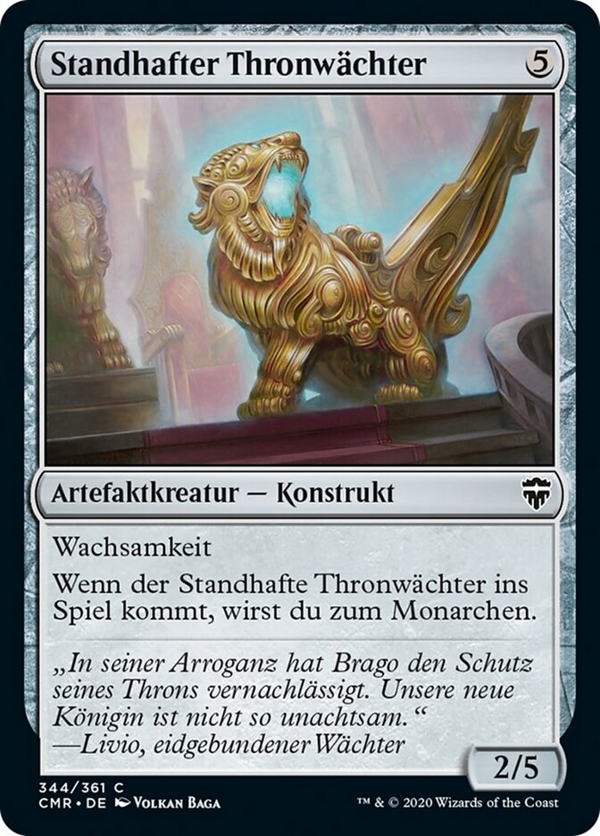 Standhafter Thronwächter