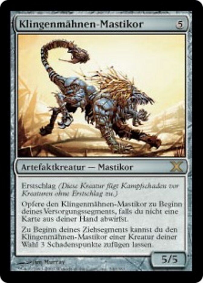 Klingenmähnen-Mastikor