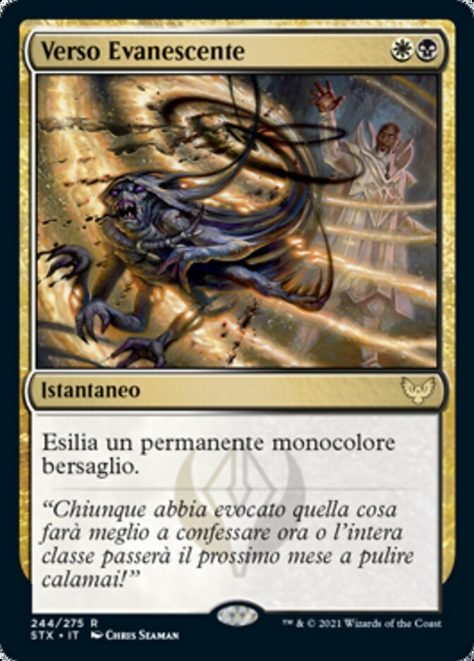 Verso Evanescente