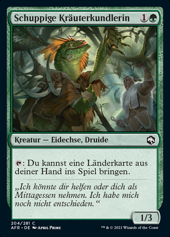 Schuppige Kräuterkundlerin