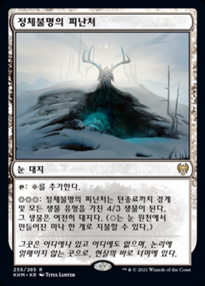 정체불명의 피난처