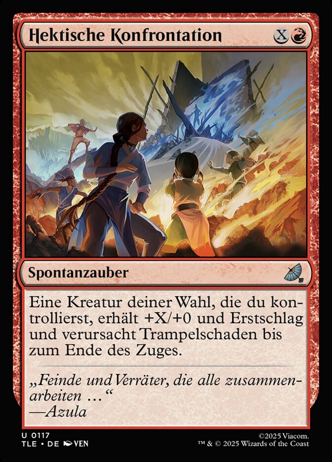 Hektische Konfrontation