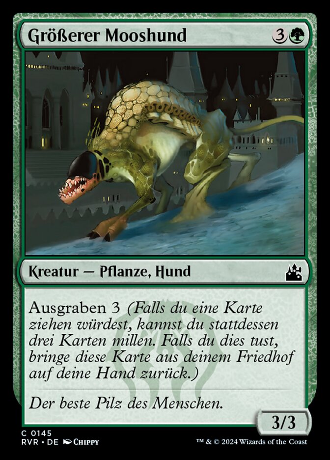 Größerer Mooshund